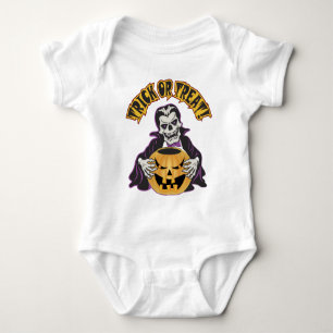 Dracula Skull Baby Strampler