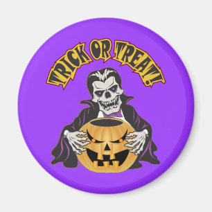 Dracula Skull Magnet