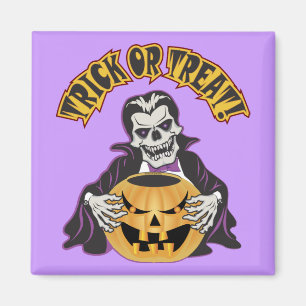 Dracula Skull Magnet