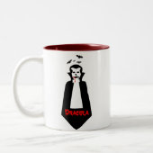 Dracula-Tassengeschenk Zweifarbige Tasse (Links)