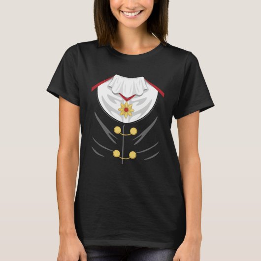 Dracula Tuxedo Lazy Halloween Costumes for Vampire T-Shirt (Vorderseite)