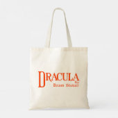 Dracula Typografie Tragetasche (Rückseite)
