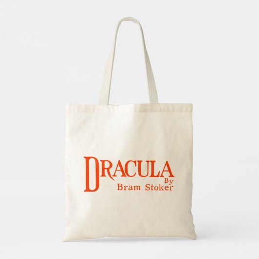 Dracula Typografie Tragetasche (Rückseite)