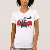 Dracula und ein Bat-T - Shirt für Frauen (Vorderseite)