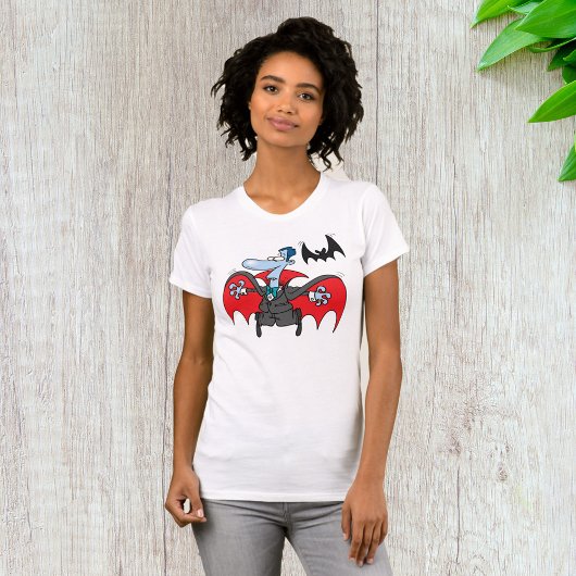 Dracula und ein Bat-T - Shirt für Frauen