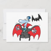 Dracula und eine Bat-Einladung Einladung (Vorderseite)
