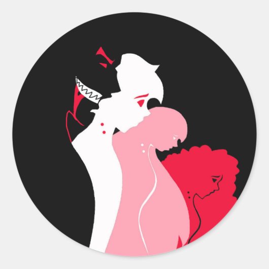 Dracula und seine Opfer Sticker (Vorderseite)