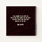 Dracula und Viktorianisches Halloween Gastbuch Notizblock (Rückseite)