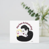 Dracula, unsere Liebe berauscht Postkarte (Stehend Vorderseite)