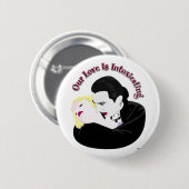 Dracula, unsere Liebe ist berauschend Button (Vorne & Hinten)