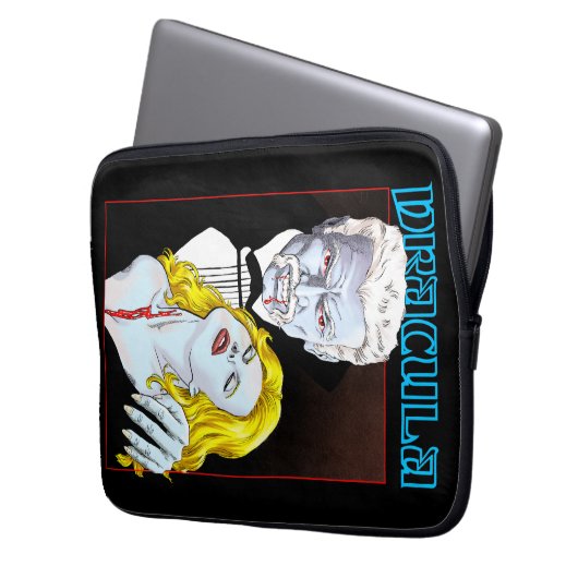 Dracula V1 Design Notebook-Hülle Laptopschutzhülle (Vorderseite Links)