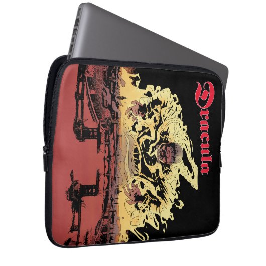 Dracula V2 Design Notebook-Hülle Laptopschutzhülle (Vorne Rechts)