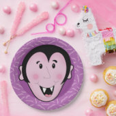 Dracula Vampire Bat Halloween Lila Fledermäuse Pappteller (Party)