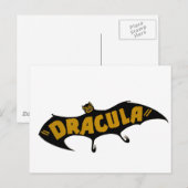 Dracula Vampire Bat Postkarte (Vorne/Hinten)