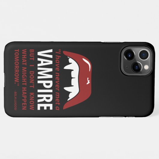 Dracula - Vampire - Bela Lugosi Quote iPhone Hülle (Rückseite (Horizontal))
