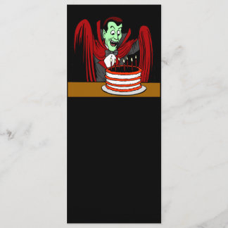 Dracula Vampire Halloween Geburtstag Karte