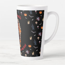 🧛 ‍ ♂️ Dracula Vampire Halloween Tasse 🎃 Black ☕