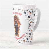 🧛  ♂️ Dracula Vampire Halloween Tasse 🎃 White (Rechte Ecke)