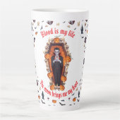 🧛  ♂️ Dracula Vampire Halloween Tasse 🎃 White (Vorderseite)