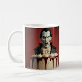 Dracula Vampire Themed Cake Kaffeetasse (Links)