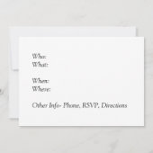 Dracula-Vampirs-Halloween-Geburtstag Einladung (Rückseite)