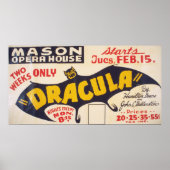 Dracula von Hamilton Deane Poster (Vorne)