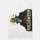 Dracula wünscht Ihnen eine wunderschöne Nacht Geschirrtuch (Vertikal)