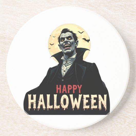 Dracula wünscht Ihnen eine wunderschöne Nacht Getränkeuntersetzer (Vorne)