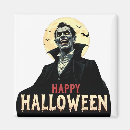 Dracula wünscht Ihnen eine wunderschöne Nacht Magnet (Vorne)