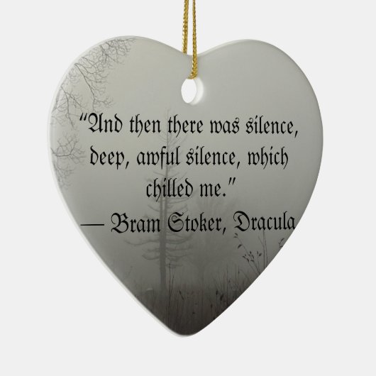 Dracula-Zitat Keramikornament (Rechts)