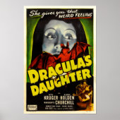 Dracula's Daughter Vintag Movie Poster (Vorne)