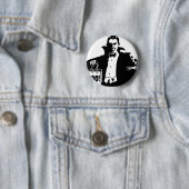 Draculas glückliches Halloween Button (Beispiel)