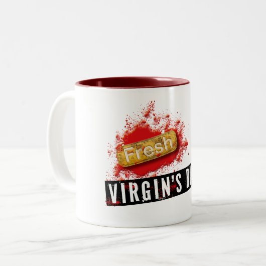 Draculas Schale Zweifarbige Tasse (Vorderseite Links)