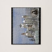 Draculas Schloss an der Kleie im Winter Puzzle (Vertikal)