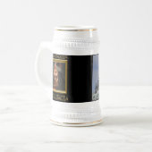 Draculas Schloss im Winter Bierglas (Vorderseite Links)