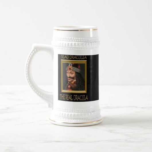 Draculas Schloss im Winter Bierglas (Links)