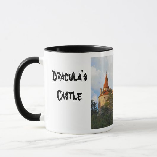 Draculas Schloss, Kleie, Transylvannia Tasse (Links)