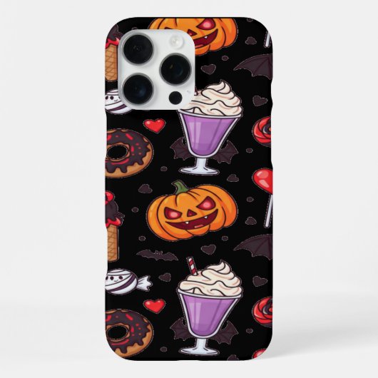 Dracula's Sweet Nightmare Halloween Candy iPhone Hülle (Rückseite)