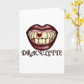Draculette Karte (Gelbe Blume)