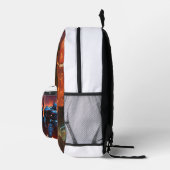 "Draculian Bat-Cyber-Armor" Bedruckter Rucksack (Rechts)