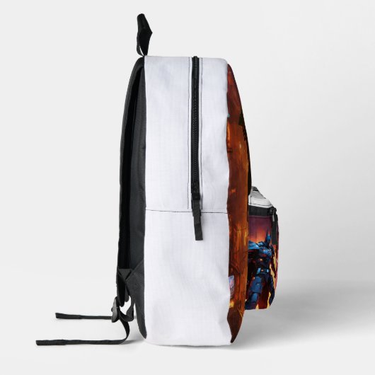 "Draculian Bat-Cyber-Armor" Bedruckter Rucksack (Links)