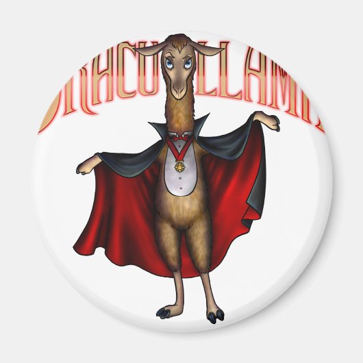 Dracullama Magnet (Vorne)