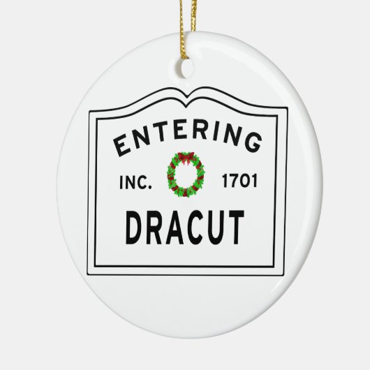 Dracut Massachusett Keramik Ornament (Links)