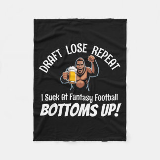 Draft Lose Repeat I Suck At Fantasy Football Loser Fleecedecke