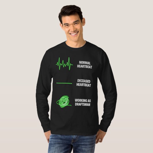Draftsman Architecture Architect Worker Students T-Shirt (Vorne ganz)