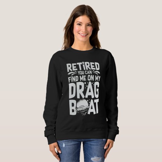Drag Boat Racing RC Model Boating Driver Sweatshirt (Vorne ganz)