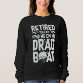 Drag Boat Racing RC Model Boating Driver Sweatshirt (Vorderseite)