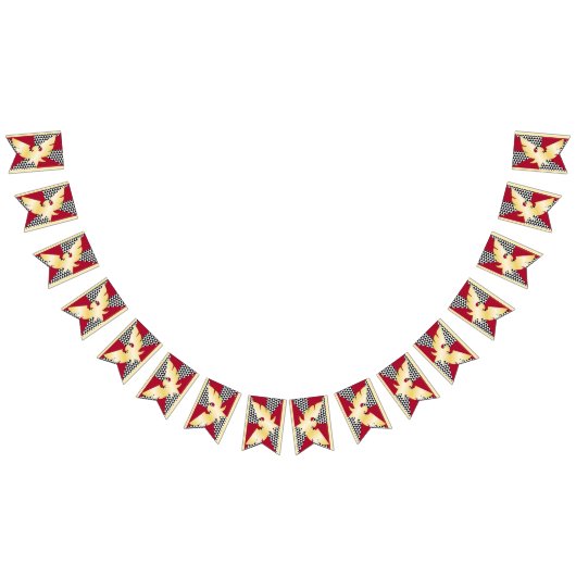 Drag Feather Pride Flag Bunting Banner LGBT-Party (Alle)