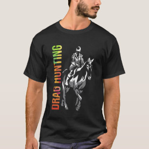 Drag Hunting Reitsport Pferd Reiter Pack T-Shirt