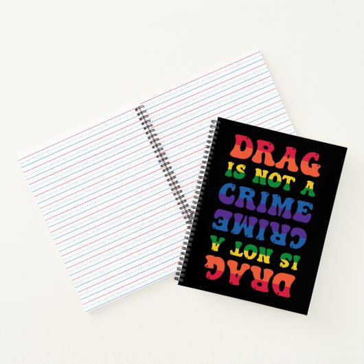 Drag ist kein Crime-Notebook Notizblock (Innenseite)